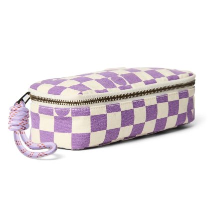 STUDIO NOOS Penál Violet Checkerboard
