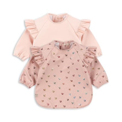 KONGES SLOJD Bryndáky s rukávem - FAIRY CHERRY / CAMEO ROSE