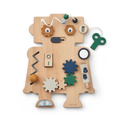 LIEWOOD - Interaktivní deska Carola Robot - Indigo blue multi mix