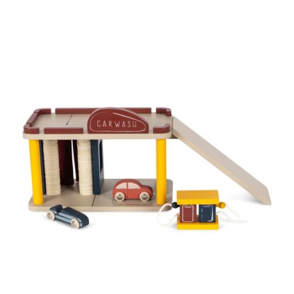 KONGES SLOJD Dřevěná myčka aut - MULTI