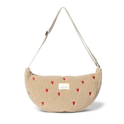 STUDIO NOOS Ledvinka - Teddy Ecru Hearts