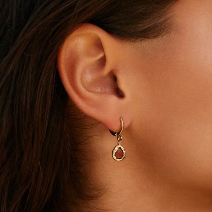 AGAPÉE Náušnice Lysia Rosewood