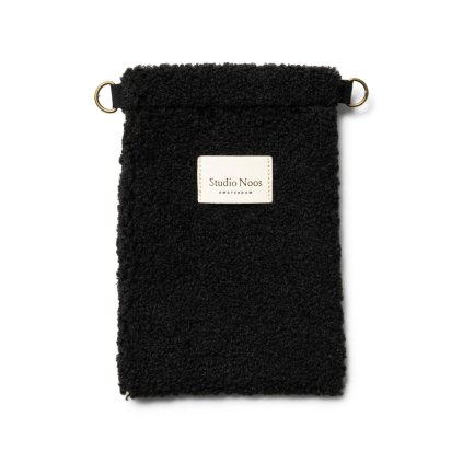 STUDIO NOOS Taštička na mobil Teddy Black