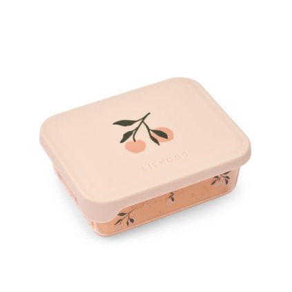 LIEWOOD Tritanový svačinový box Ako - Peach / Sea shell