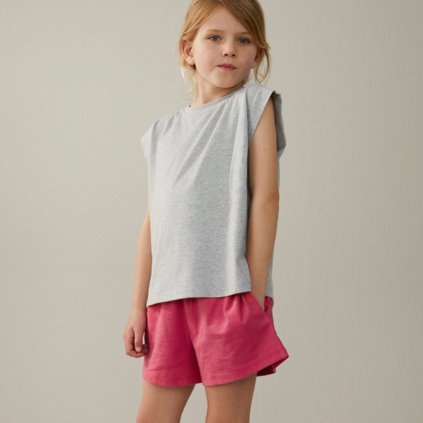 GRAY LABEL Elastické šortky GOTS - Cherry