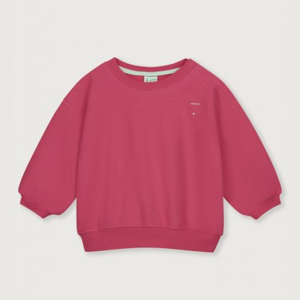 GRAY LABEL Mikina pro miminka GOTS - Cherry