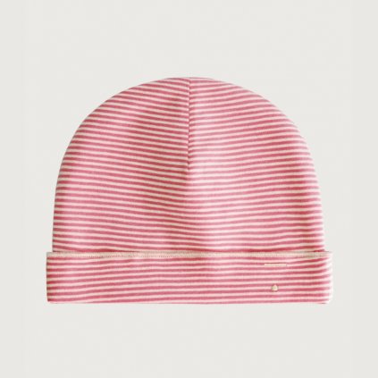 GRAY LABEL Čepička Baby GOTS - Cherry - Cream