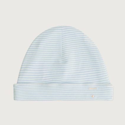 GRAY LABEL Čepička Baby GOTS - Sky - Cream
