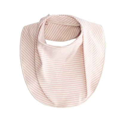 GRAY LABEL Dětský slintáček GOTS - Faded pink - Cream