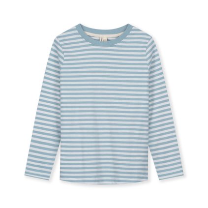 GRAY LABEL L/S Triko GOTS - Sky - Off White