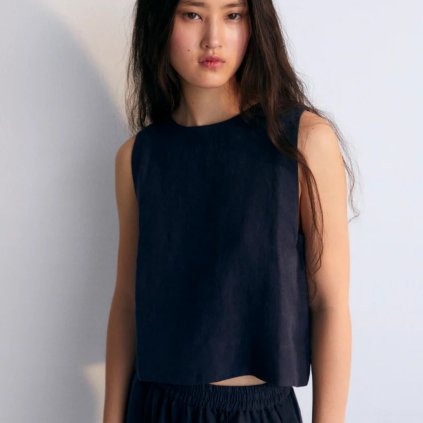 THE NEW SOCIETY Dámský top Hera - Navy