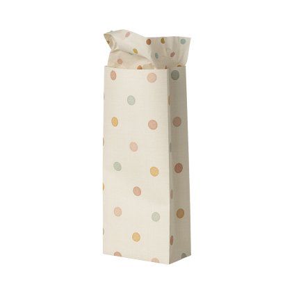 MAILEG Gift bag - Multi dots - mini