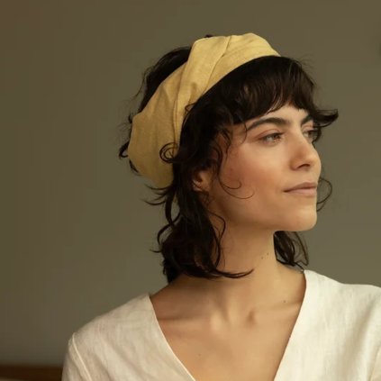 MONK & ANNA Čelenka do vlasů - pampas