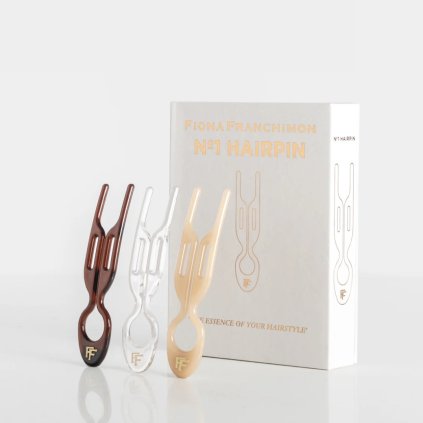 FIONA FRANCHIMON Sada tří vlasových spon - NO.1 Hairpin - London