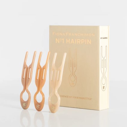 FIONA FRANCHIMON Sada tří vlasových spon - NO.1 Hairpin - Paris
