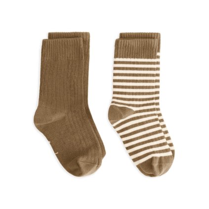 GRAY LABEL Set ponožek GOTS - Woody - Cream