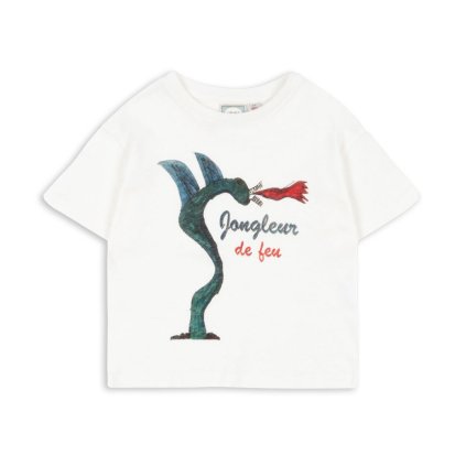 KONGES SLOJD x RHW Triko JONGLEUR - ANTIQUE WHITE