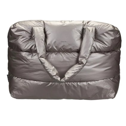 TINNE+MIA Víkendová taška Big puffy Camill - greige gold