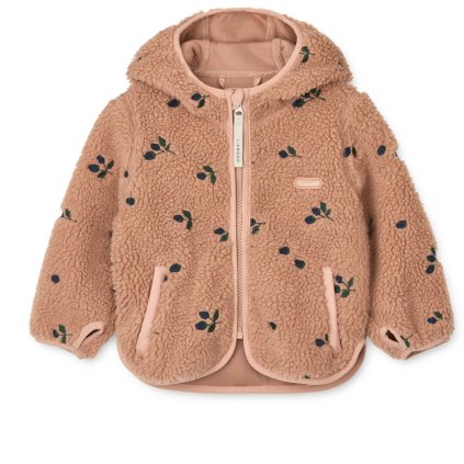 LIEWOOD Bundička Mara Pile s oušky - Berry / Pale tuscany / Embroidery