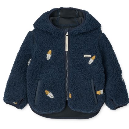 LIEWOOD Bundička Mara Pile s oušky - Classic navy / Embroidery