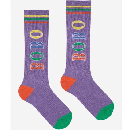 BOBO CHOSES Ponožky dlouhé Multicolor Bobo - BLUE