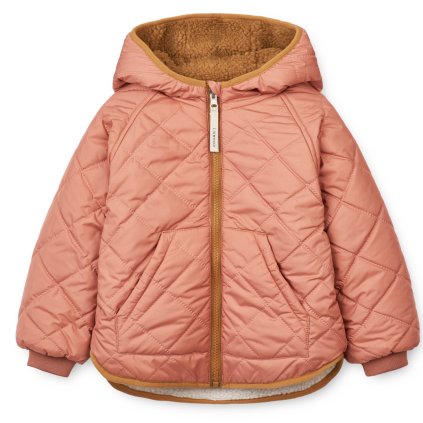 LIEWOOD Oboustraná bunda Jackson Reversible - Tuscany rose mix