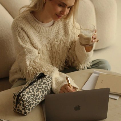 STUDIO NOOS Pouzdro - Leopard Soft Cotton