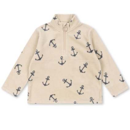 KONGES SLOJD Mikina fleece TAVI - ANCHER