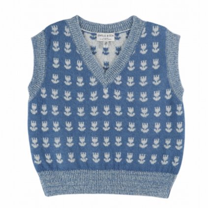 EMILE ET IDA Svetr CAROLE - BLEU