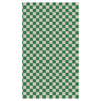 MAILEG Dárkový papír - Checker Green - 10 m