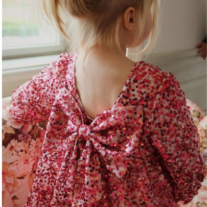 KONGES SLOJD Šaty s flitry - SPARKLING SANGRIA