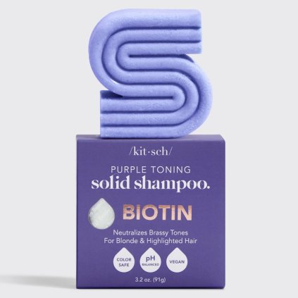 KITSCH Tuhý šampon tónovací - Purple