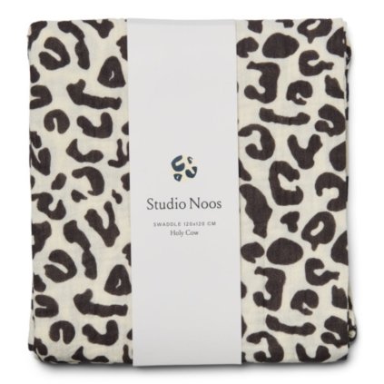 STUDIO NOOS Mušelínová plena Holly Cow 120 x 120