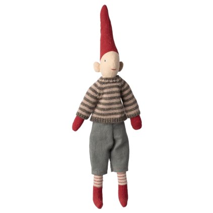 MAILEG Vánoční skřítek S25 - Knitted sweater - Size 1