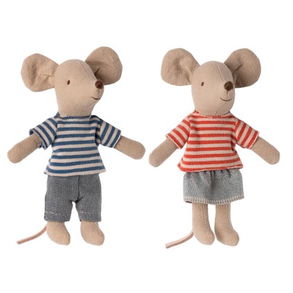 MAILEG Myšky LouiMax a Stella - malá sestra/bratr S25