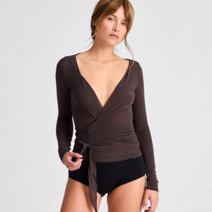 GAI+LISVA Zavinovací top Anne - Mulch