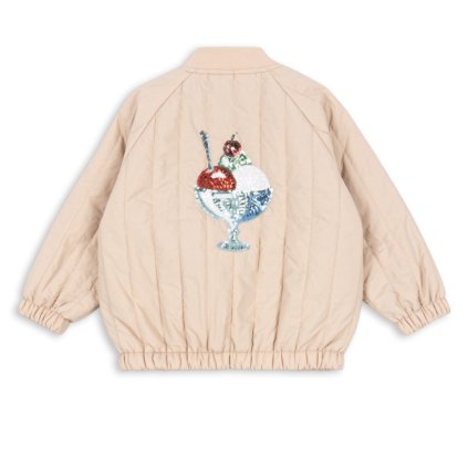 KONGES SLOJD Bomber JUNO SEQUIN - ICE CREAM