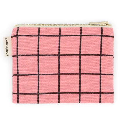 ROSE IN APRIL  Peněženka MARIE - CHECK FUNKY PINK