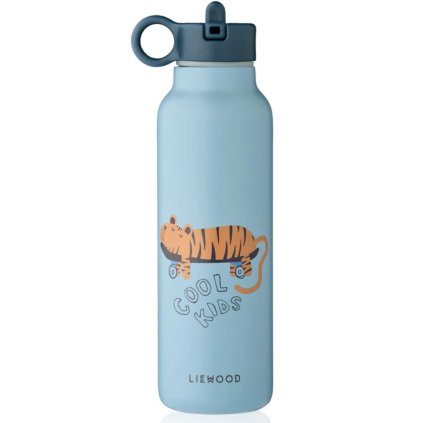 LIEWOOD Termo láhev Falk 500 ml - Tiger / Beach blue