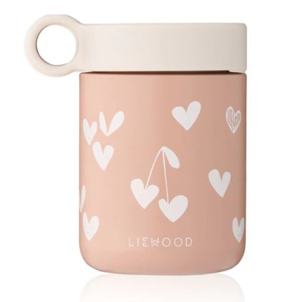 LIEWOOD Termoska na jídlo Kiani - Sweethearts / Pale tuscany
