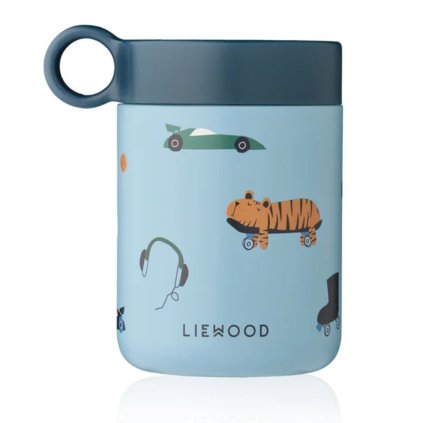 LIEWOOD Termoska na jídlo Kiani - Fun / Beach blue