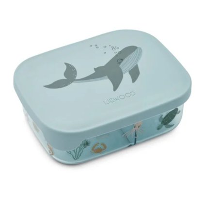 LIEWOOD Tritanový svačinový box Arthur Tritan - Sea creature / Sandy