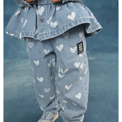 LIEWOOD Džínové kalhoty Borris - Sweethearts / light blue denim