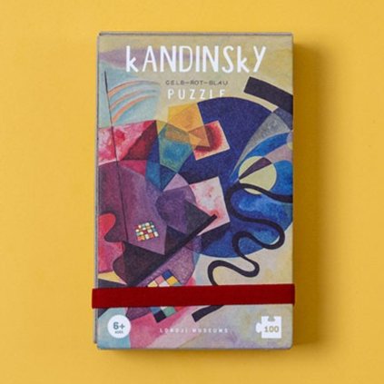 LONDJI Kapesní puzzle Tiny Žlutá–červená–modrá - 100 pcs