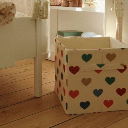 KONGES SLOJD Úložné boxy 2 ks - COEUR COLORÉ