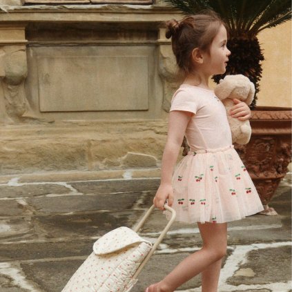 KONGES SLOJD Šaty pro baletku - CHERRY GLITTER