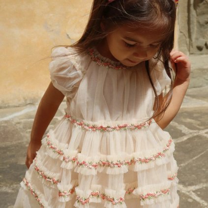 KONGES SLOJD Slavnostní šaty JOELLE - BUTTERCREAM