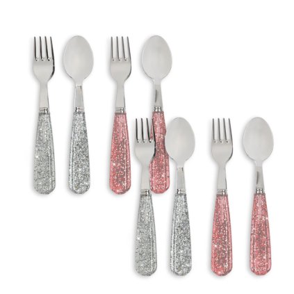KONGES SLOJD Set příborů - SPARKLY CUTLERY/SPARKLING BLUSH