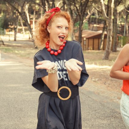 SISTERS DEPARTMENT Dámské tričko washed black - Dance society