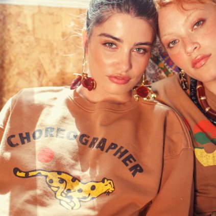 SISTERS DEPARTMENT Dámská mikina brown - Choreographer